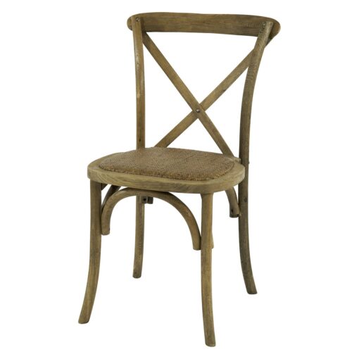 Oak Cross Back Chair