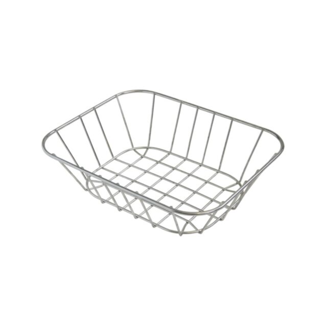 Stainless Steel Rectangle Bread Basket Stainless Steel Rectangle Bread Basket