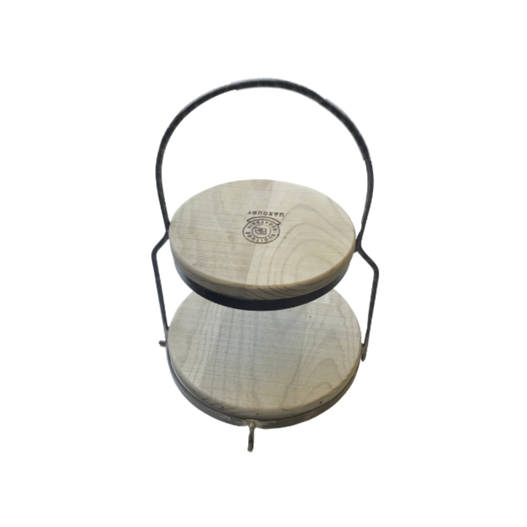 2 Tier Wood And Metal Cheese Stand 2 Tier Wood And Metal Cheese Stand