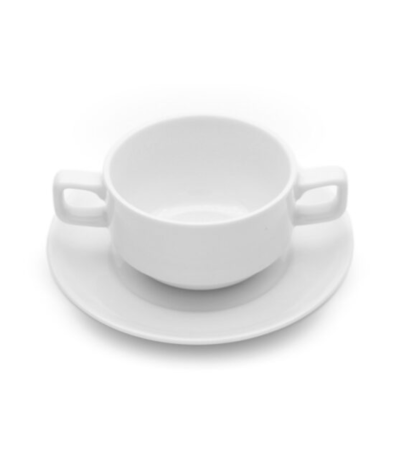 Royal Porcelain Soup Cup And Saucer – 9cm