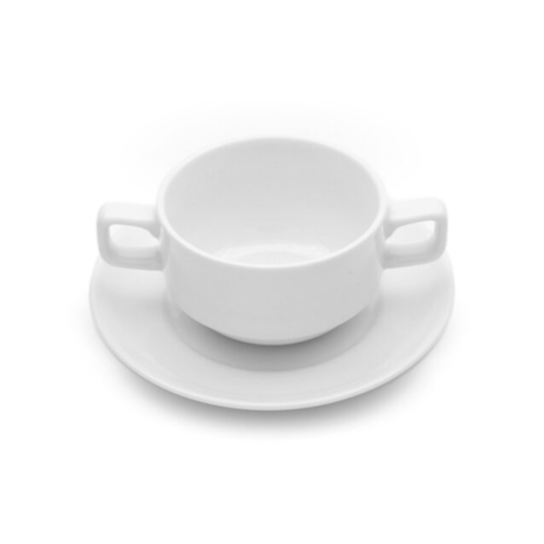 Royal Porcelain Soup Cup And Saucer – 9cm Royal Porcelain Soup Cup And Saucer – 9cm
