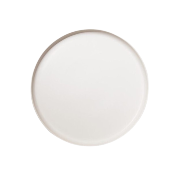 Matte White Country Road Round Tapas Platter