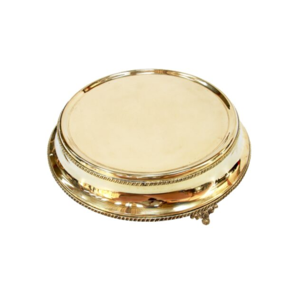 1 Tier Gold Mirror Cake Stand