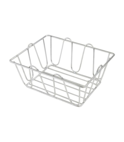 Stainless Steel Rectangle Bread Basket