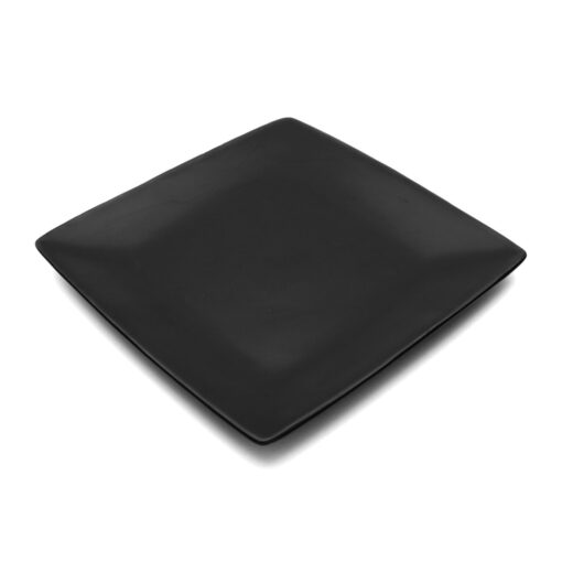 Matte Black Square Starter Plate