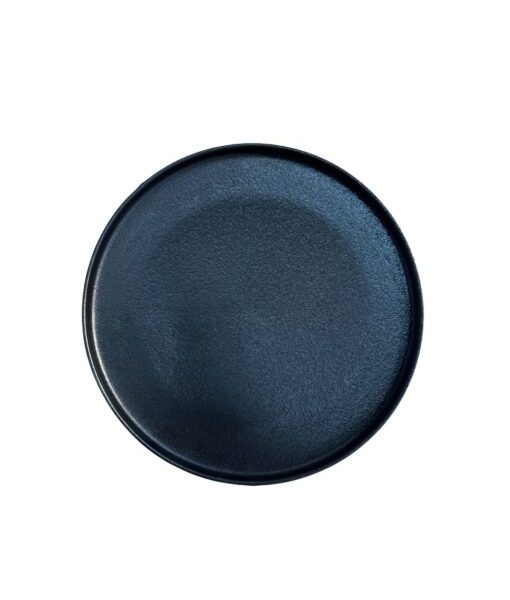 Stone Black Dessert Plate